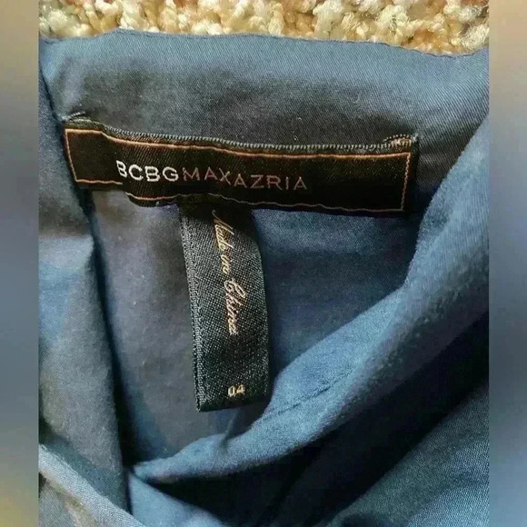 BCBG Women’s Maxazria Party Dress Navy Blue size 4 - Picture 6 of 14